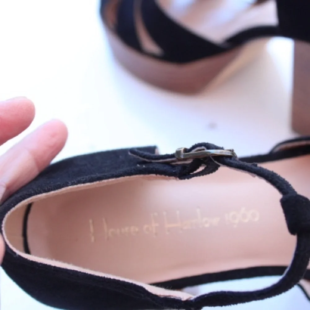 House of Harlow platform sandals